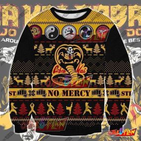 The Karate Kid No Mercy 3D Print Ugly Christmas Sweatshirt