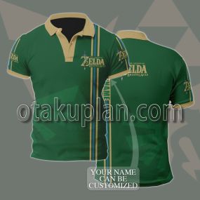Zelda Green Custom Name Polo Shirt