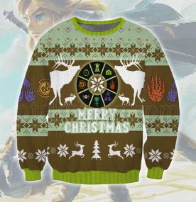 Zelda Tears of the Kingdom New Abilities 3D Printed Ugly Christmas Sweatshirt