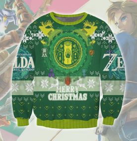 Zelda Tears of the Kingdom Zonau 3D Printed Ugly Christmas Sweatshirt