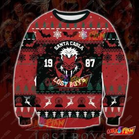 The Lost Boys Santa Carla 1987 3D Print Ugly Christmas Sweatshirt