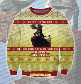 The Mandalorian Circle Of Life 3D Printed Ugly Christmas Sweatshirt