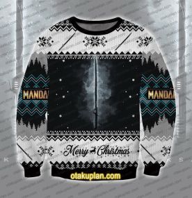 The Mandalorian Electronic Darksaber Wars Ugly Christmas Sweatshirt