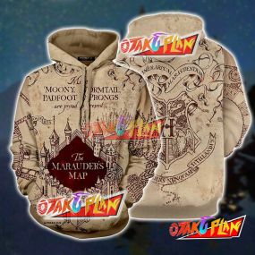 The Marauder's Map Harry Potter 3D Hoodie