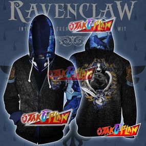 The Ravenclaw Eagle Harry Potter Zip Up Hoodie
