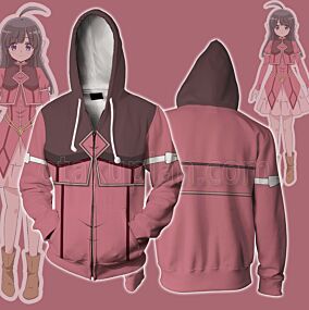 The Strongest Tank S Labyrinth Raids Manicia Pink Cosplay Zip Up Hoodie