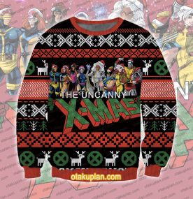 The Uncanny X Heros 3D Printed Ugly Christmas Sweatshirt