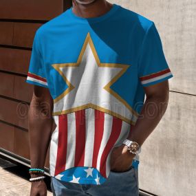 The Venture Bros Cal Stars And Garters Combat Uniform Cosplay T-Shirt