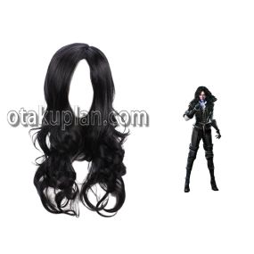 The Witcher 3 Yennefer Off Shoulder Dress Cosplay Wigs