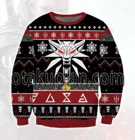 The Witcher 3D Printed Ugly Christmas Sweatshirt