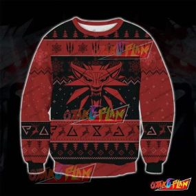 The Witcher V2 2110 3D Print Ugly Christmas Sweatshirt