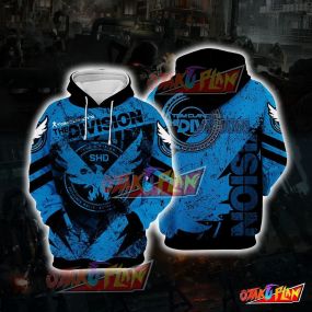 The Division Blue Cosplay Hoodie D5