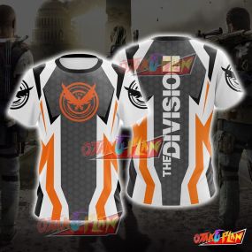 The Division White And Orange Cosplay T-shirt B1