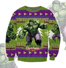 This Monster Unleashed Incredible Hulk 2023 3D Printed Ugly Christmas Sweatshirt