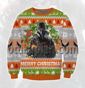 Tom Clancys The Division Grey 3D Printed Ugly Christmas Sweatshirt