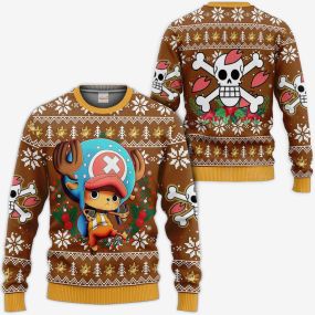 Tony Tony Chopper Ugly Christmas Sweatshirt One Piece Hoodie