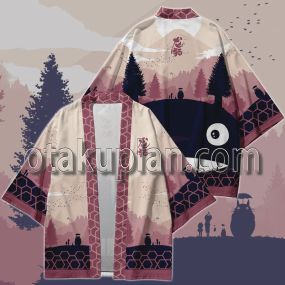 Totoro Pink Kimono Anime Cosplay Jacket