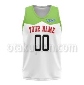 Toy Story Buzz Lightyear Spacesuit Custom Name and Number Basketball Jersey