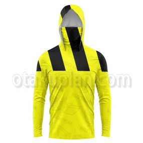 Toy Story Buzz Lightyear Yellow Warning Sign Masked Hoodie