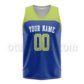 Toy Story Pizza Planet Alien Blue Spacesuit Custom Name and Number Basketball Jersey