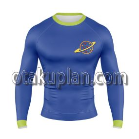 Toy Story Pizza Planet Alien Long Sleeve Rash Guard Compression Shirt