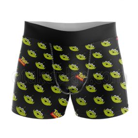 Toy Story Pizza Planet Alien Pattern Arrangement Boxer Briefs Mens Underwear