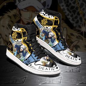 Trafalgar D. Water Law Shoes Custom Made Anime One Piece Sneakers