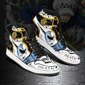 Trafalgar Law Shoes Room Custom Made Anime One Piece Sneakers
