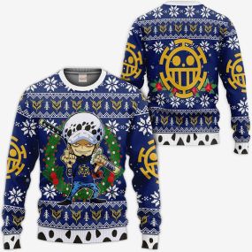 Trafalgar Law Ugly Christmas Sweatshirt One Piece Hoodie