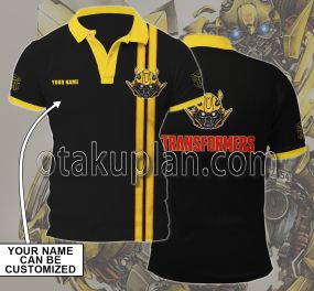 Transformers Bumblebee Custom Name Polo Shirt