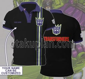 Transformers Devastator Decepticons Custom Name Polo Shirt