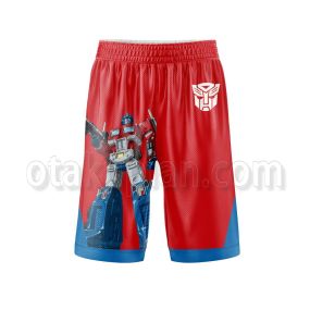 Transformers Optimus Prime G1 Basketball Shorts