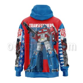 Transformers Optimus Prime G1 Streetwear Zip Up Hoodie