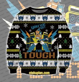 Transformers Optimus Prime You've Got The Touch 3D Printed Ugly Christmas Sweatshirt