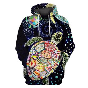 Turtle Outerspace Hoodies