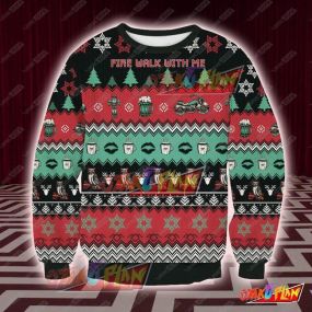 Twin Peaks Tpv2 3D Print Ugly Christmas Sweatshirt