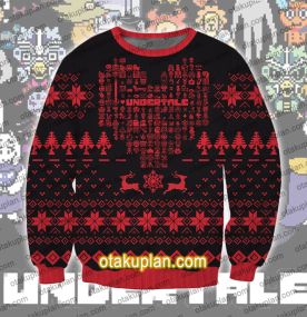 Undertale 3D Print Ugly Christmas Sweatshirt