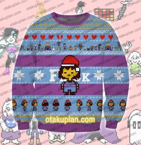Undertale Frisk 3D Print Ugly Christmas Sweatshirt