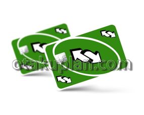 Uno Reverse Green Credit Card Skin