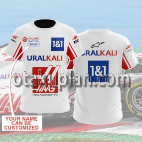 Uralkali Haas F1 Team Custom Name T-shirt