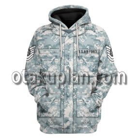 Us Airforce Airman Battle Uniform T-Shirt Hoodie