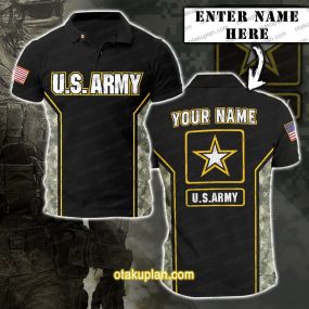 US Army Custom Name 1905 Polo Shirt