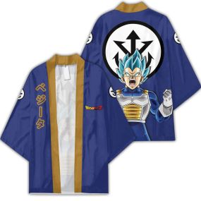 Vegeta Blue Dragon Ball Z Kimono Custom Uniform Anime Clothes Cosplay Jacket