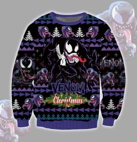 Venom 2023 3D Printed Ugly Christmas Sweatshirt