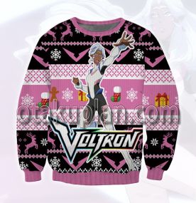 Voltron Allura 3D Printed Ugly Christmas Sweatshirt