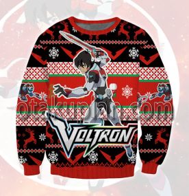 Voltron Keith Legendary Defender 3D Printed Ugly Christmas Sweatshirt