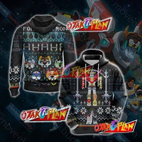 Voltron Knitting Style Unisex 3D Hoodie
