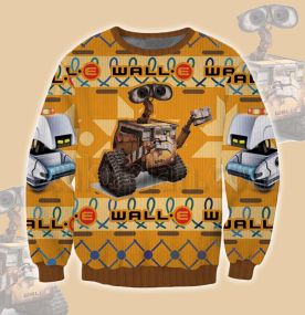 Wall E 2023 3D Printed Ugly Christmas Sweatshirt