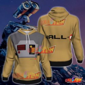 Wall.e All Over Print Pullover Hoodie