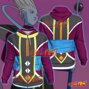 Whis Dragon Ball Zip Up Hoodie